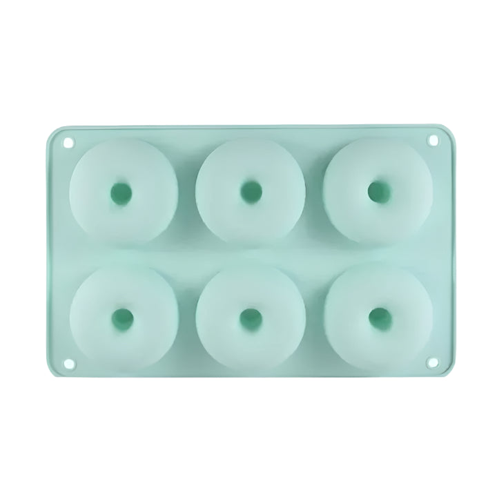 6 Cavity Silicone Donut Mold – Non-Stick, BPA-Free, Doughnut Maker