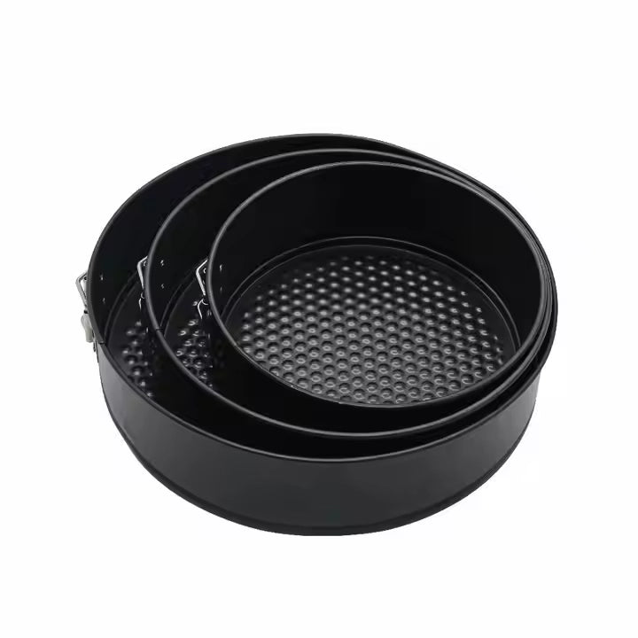 Cake Mould Pan Set – Round Bakeware Sets 3pcs Round Shape Cake Mould 3pc Set (18-20-22cm) - High-Quality Cake Moulds for Various Sized Cakes