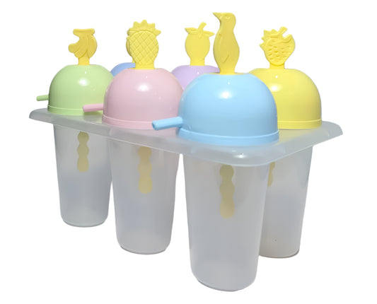 Bird & Fruit-Themed 6-Piece Popsicle Molds