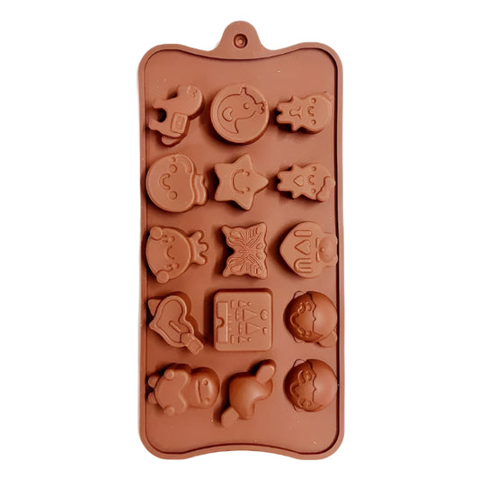 Flexible Silicone Food Grade Different Shape's Chocolate Mould Tools | Man Love Shape Silicone Chocolate Mould