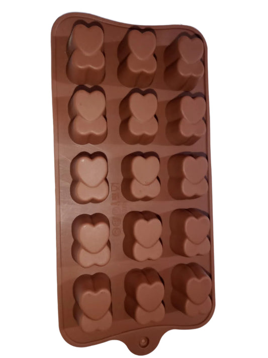  Heart Silicone Mold for Chocolate