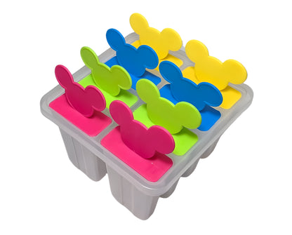 Premium 8-Piece Ice Cream & Popsicle Mould Set | BPA-Free Kulfi & Frozen Treat Maker | Reusable Plastic Ice Lolly Molds with Tray & Sticks | DIY Dessert Mold for Kids & Adults