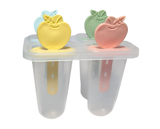 Premium Reusable Popsicle Molds – 4-Cavity Ice